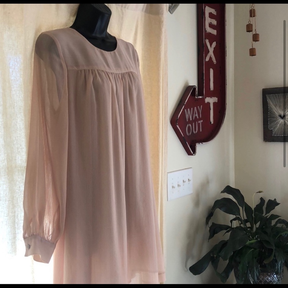 Babydoll blush dress
